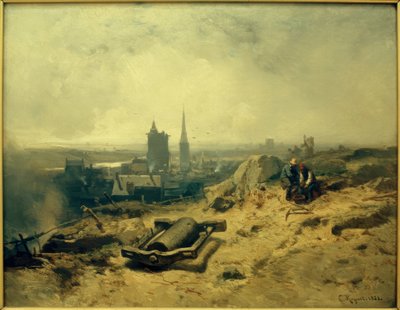 Landschaft mit Hüttenwerk von Charles Hoguet